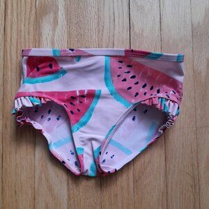 Watermelon Print Kids Swim Bottoms